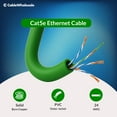 thumbnail image 3 of Bulk Cat5e Green Ethernet Cable, Solid, UTP (Unshielded Twisted Pair), Pullbox, 1000 foot, 3 of 7