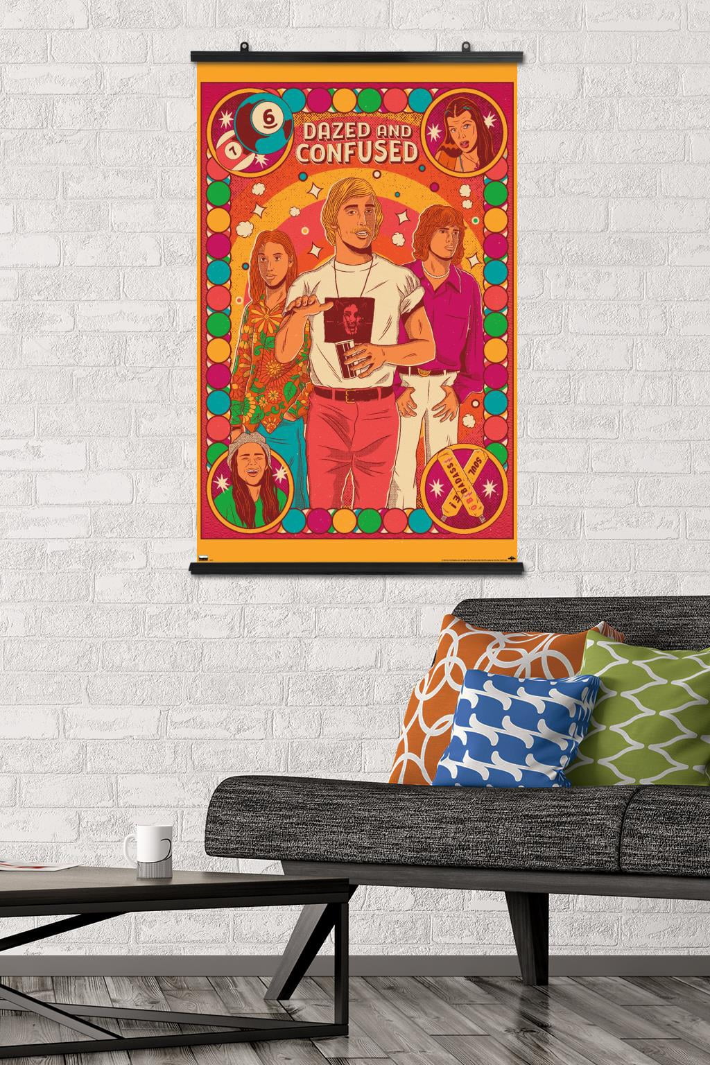 Dazed and Confused - Colorful Group Wall Poster, 22.375