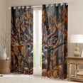 thumbnail image 2 of Feelyou Rustic Deer Animal Black Out Curtains, Countryside Curtains Pack of 2 (42x63 Each), 2 of 6