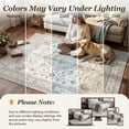 thumbnail image 6 of SIXHOME 9'x12' Area Rugs for Living Room Marble Swirl Abstract Rug Ultra Soft Washable Rugs for Bedroom Anti Slip Durable Carpet Home Decor for Dining Room Gray, 6 of 7