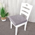 thumbnail image 5 of BrowQuartz Square Chair Cushion Seat Butt Back Sponge Mat Decorative Universal Polyester High-density for Sofa Office Work Light Gray 40*40*3cm, 5 of 6