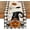 Black/Beige, variant on Buffalo Plaid Gnome Bat Pumpkin Ghost Halloween Table Runner, Sensonal Kitchen Dining Table Decor for Home Party 13 x 72 Inch