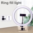 thumbnail image 1 of AURORA TRADE 6/10/12 Inch Fill Light Adjustable 360 Degree Rotatable High Brightness Multifunction Switch LED Selfie Ring Light for Photography, 1 of 8