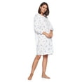 thumbnail image 2 of Casual Nights Women's Pointelle Long Sleeve Nightgown, 2 of 2