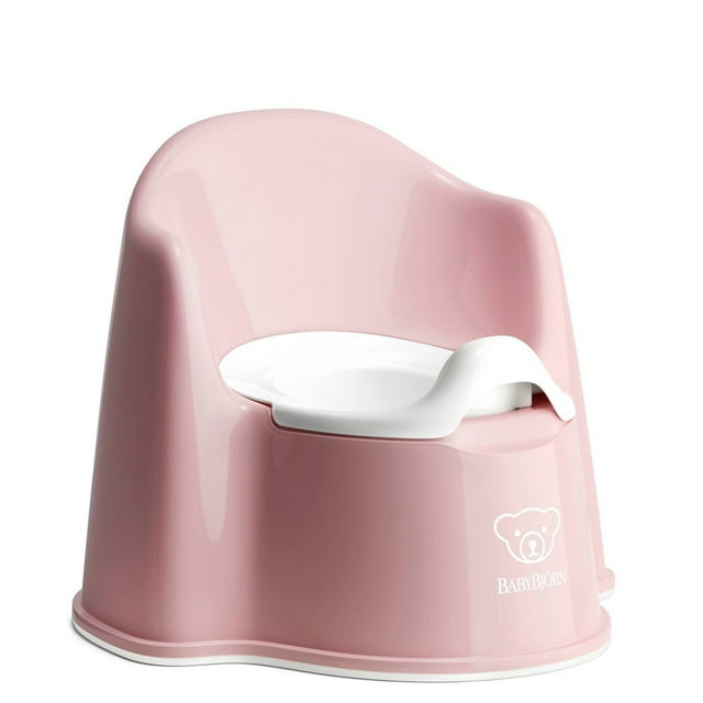 BabyBjorn Potty Chair in Powder Pink White