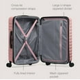 thumbnail image 6 of U.S. Traveler Boren Hardside Rugged Spinner Luggage, Rose Pink, 30" Checked Large, 6 of 8