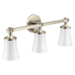 Moen YB0363BN Flara 3-Light Vanity Light Brushed Nickel