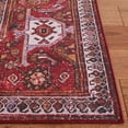 thumbnail image 3 of SAFAVIEH Tucson Regent Traditional Machine Washable Area Rug, 5' x 8', Navy/Rust, 3 of 8