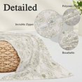 thumbnail image 3 of Farmhouse Flowers Body Pillow Cover 20 x 60 Inch Decorative Pillow Cover Green Botanical Floral Patterned Lumbar Pillowcase Seasonal Rectangle Cushion Case for Couch Sofa Bed Living Room, 3 of 9