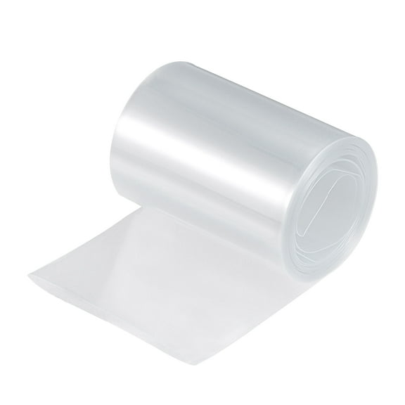Uxcell 75mm Flat 10ft Clear Heat Shrink Tube Wraps Battery Wrap for Big Battery Pack