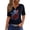 A004-Dark Blue, variant on 250th Anniversary USA Shirts for Women American Flag T-Shirt 4th of July Shirt 250 Years Birthday Patriotic Tops