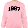 thumbnail image 2 of 1987 College Style Sweatshirt Unisex 3X-Large Pink, 2 of 5
