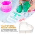 thumbnail image 4 of CIMAXIC Reusable Silicone Heart Mold for Resin DIY Bookends Smooth Surface Large Size 7.8x6.3 Inches,8.7"X7.87"X2.01", 4 of 5