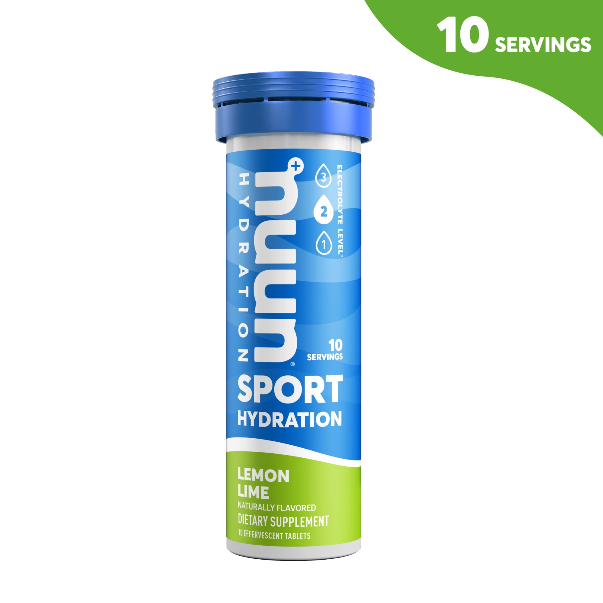 Nuun - Active Natural Electrolyte Enhanced Drink Tabs Lemon + Lime - 10 Tablets