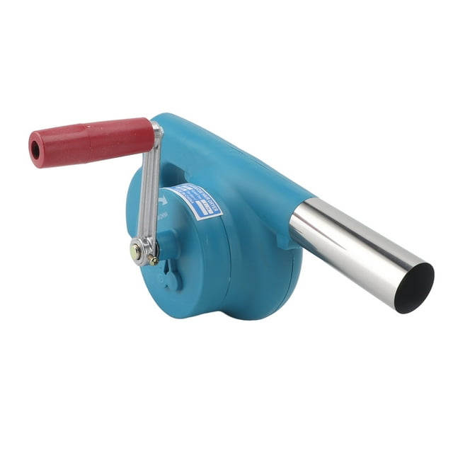Increase Firepower, Easy , Sturdy Construction Hand Crank BBQ Fan with Compact and Portable Design for Outdoor Camping and Barbecuing