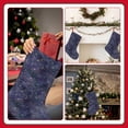 thumbnail image 7 of Lsque Watercolor Indigo Pattern 18 Inch Christmas Stockings, Festive Holiday Stocking for Christmas Decorations Holiday Decor, 7 of 7