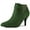 Green, variant on Women's Pointed Toe Stiletto Heels Chelsea Ankle Booties Emerald Green 7