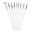 thumbnail image 1 of Watercolor Brush, Multifunctional Miniature Multi Purpose Watercolor Brush Set Long Handled  For Painters, 1 of 8