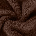 thumbnail image 6 of Women's Winter Teddy Faux Fur Coat Warm Button Down Fuzzy Fleece Long Jacket Single Breasted Cardigan, 6 of 6