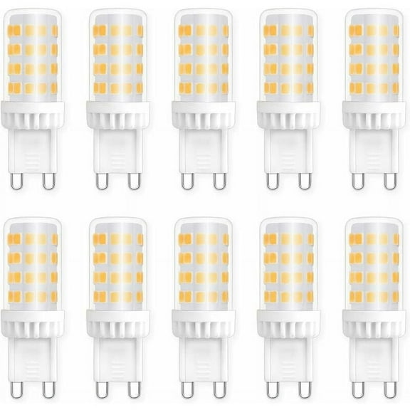 G9 Led Bulbs, Energy-Efficient 5W LED, Equivalent To 40W Halogen, Neutral White 4000K, AC 220-240V, Standard G9 Base, Pack Of 10