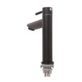 thumbnail image 4 of Black Basin Faucet with Round Handle, Stainless Steel, Single Cold Water Tap G1 2in,  Lines, 4 of 8