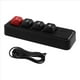 thumbnail image 2 of Teclado Mecánico para Juegos RGB - Macro Programable de 4 Teclas, Diseño Ergonómico con Cable para PC/Escritorio, 816B, 4 Teclas, Negro, 2 of 5