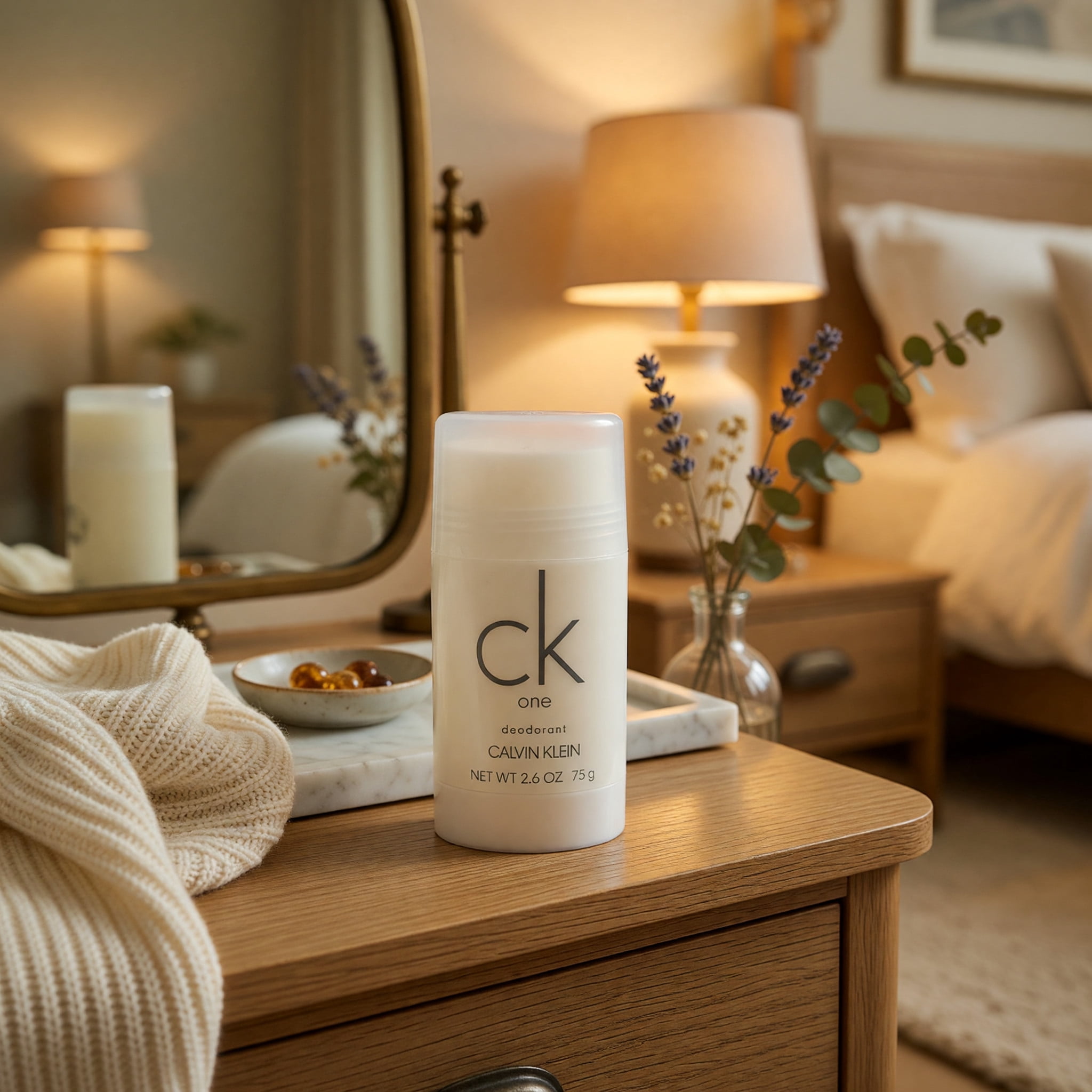 Calvin Klein, Deodorant Stick, 2.6 Oz, Unisex, Refreshing Scent