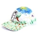 thumbnail image 5 of 3 gorras de béisbol de algodón puro con visera, ajustables, de color liso, para manualidades de grafiti (blanco), 5 of 7