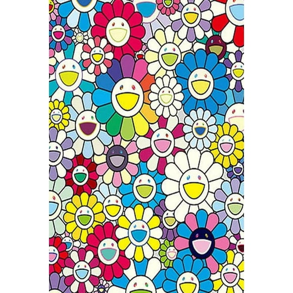 PPHAOSHO Takashi Murakami Poster frameless Painting Canvas Wall Posters Art Picture Print Modern Home Decor 8x12inch