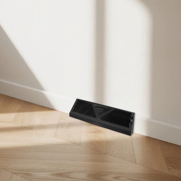 unbranded Panel Difusor De Aire Para En Hierro Negro Con Cubierta Extraíble Para Limpieza Fácil
