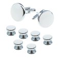 thumbnail image 4 of pitrice 8PCS/Set Retro Round Shape Drop Oil Cufflinks Stud Plated Geometric Sleeve Cuff Button Shirt Jewelry Gifts, 4 of 9