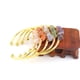 thumbnail image 3 of Xiao Hua Pulsera de cuentas hecha a mano, ideal para hombres y mujeres, con alambre de metal envuelto en cristal de piedra natural (azul), 3 of 5
