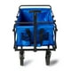 Seina Chariot Utilitaire Extérieur Pliable d'Une Capacité de 150 Lb, Bleu – image 2 sur 6