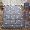 thumbnail image 2 of MAXYOYO 6" Extra Thick Japanese Floor Mattress Futon Mattress, Foldable Mattress Tatami Pad Floor Mattress for Adults Floor Bed Roll Up Mattress Guest Mattress Camping Mattress,Grey Feather,Queen, 2 of 7