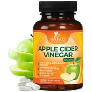 Nature's Nutrition Apple Cider Vinegar Capsules, 1250 Mg, 60 Ct