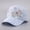 Light Blue, variant on Colorful Rhinestone Baseball Cap Women Bling Butterfly Sequin Sun Protection Duckbill Hat Breathable