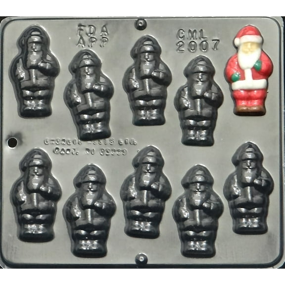 2007 Santa Clause Chocolate Candy Mold