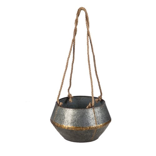 Evergreen Enterprises, Inc Large Metal Hanging Planter