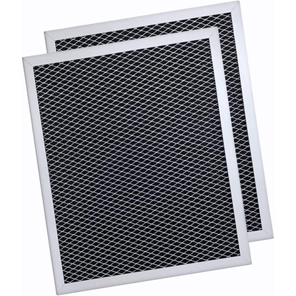 2 Pack Range Hood Filter 97007696 Aluminum Charcoal Combo Compatible with OEM Part# Whirlpool W10355450 Broan Nutone 6105C 41F 413023 41000 46000 11000 4341999 4378581 (8.75 x 10.5) in