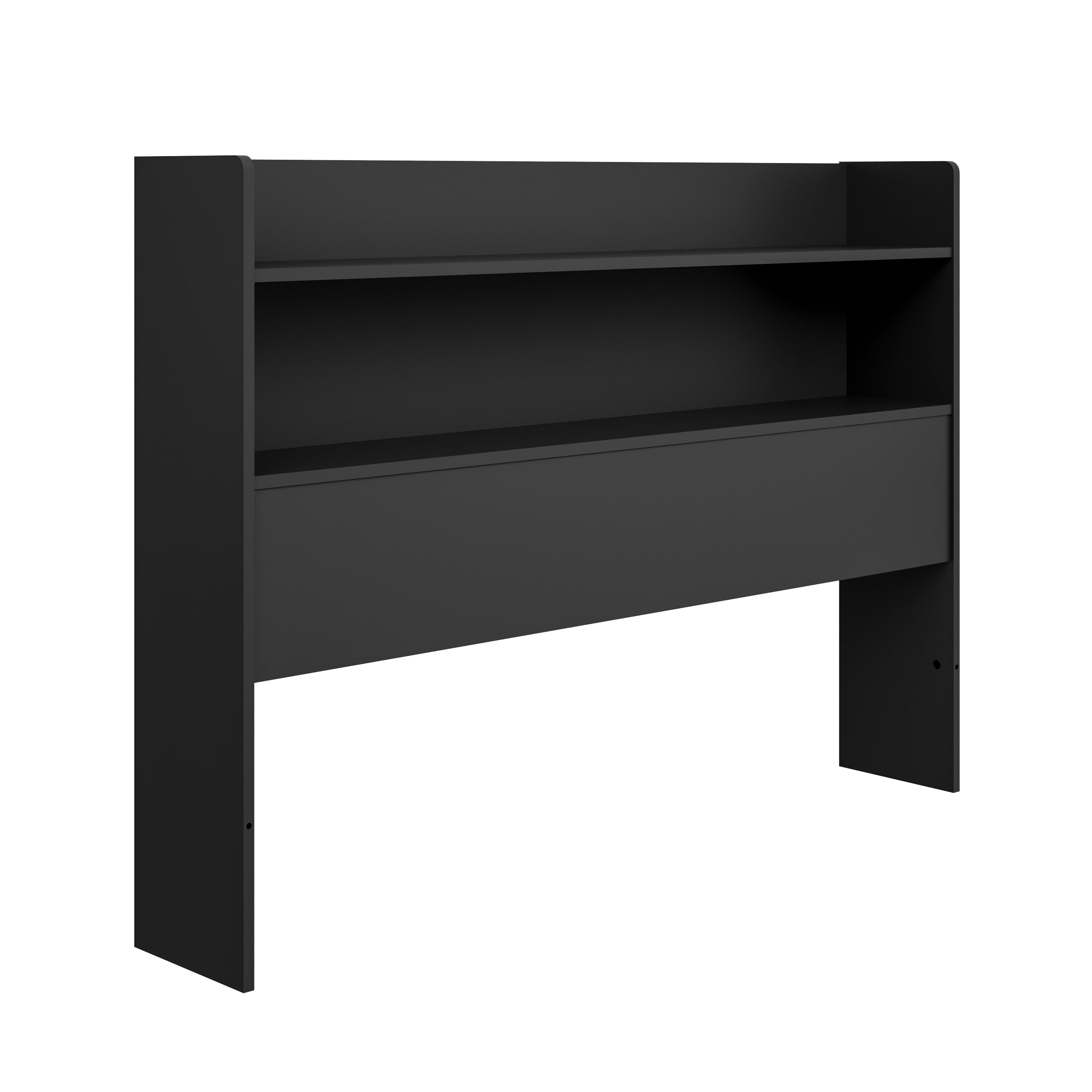 Nexera Hunter Full Size Bookcase Headboard, Black