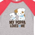 thumbnail image 4 of Inktastic My Poppa Loves Me Grandson Boys Toddler T-Shirt, 4 of 5