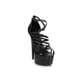 thumbnail image 5 of Ellie Shoes E-609-Aurore 6" Heel Womens Sandal with Multiple Straps. 11 / Black, 5 of 5