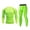 Green, variant on Men's Compression Workout Set, Tight Fit Running Tights & Top, Performance Moisture Wicking Sportswear, Gym Fitness Training Outfit, Speed Dry Exercise Gear, Enhanced Workout