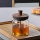 thumbnail image 3 of Honey jar, glass honey pot, honey jar with wooden lid, 500ml honey container, honey jar with scoop, honey pot with lid, 3 of 5