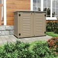 HOMSPARK Storage Shed Weather Resistance, MultiPurpose Outdoor Storage