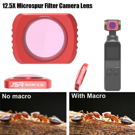 JSR Micro CR 12.5X Microspur Filter Camera Lens for 2019 hotsales DJI OSMO Pocket (Best Pocket Camera 2019)