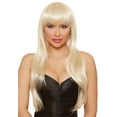 thumbnail image 2 of Platinum Long Straight Layered Wig Adult Halloween Accessory, 2 of 2