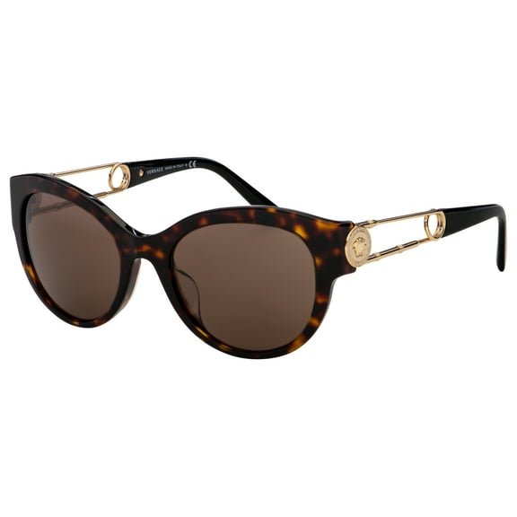 Versace Sunglasses VE 4389F 108/73 55 Havana | Brown Lens
