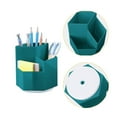 thumbnail image 5 of Clearance Office&Craft&Stationery under $5,360° Rotating Pen Holder 3 Grid Pen Holder Holder Office Supplies Storage Desktop Arrangement Cute Pencil Cup Pot For Home Office, 5 of 9