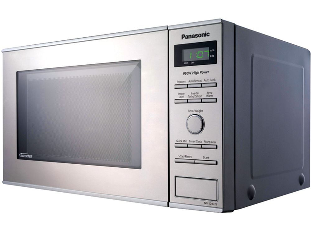 生活家電 洗濯機 Panasonic 0.8 Cu. Ft. 950W Countertop Microwave Oven, Stainless Steel